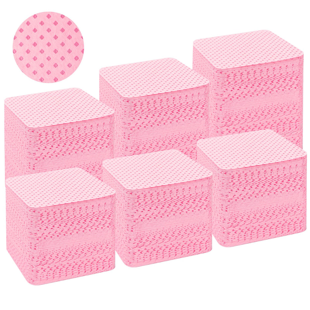 1080PCS Lint Free Nail Wipes with Pump Dispenser | Gel Nail Polish Remover Pads Soft Non-Woven Nail Wipes for Nail Polish Remove and Acrylic Nail Supplies