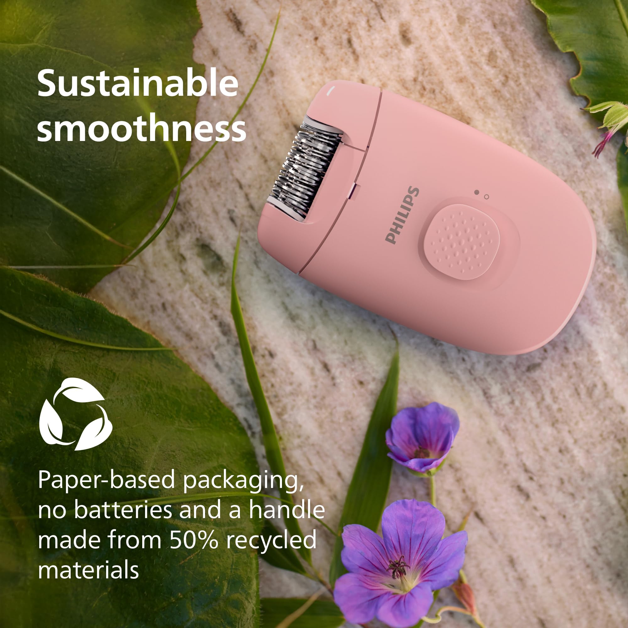 Philips Epilator Series 2000, Corded Epilator for Legs and Body, Hair Removal Device for Women, Model BRE227/00