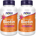 NOW Foods Supplements, Biotin 1,000 mcg, Amino Acid Metabolism*, Energy Production*, 100 Capsules