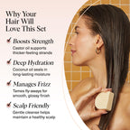 Buy now Kitsch Castor Oil Shampoo Bar & Coconut Oil Conditioner Bar â€“ Nourishing Shampoo and Conditioner Set for Dry, Damaged Hair â€“ Strengthening Hair Care, Hydrating & Deep-Moisturizing - 2pc set at indiglob india