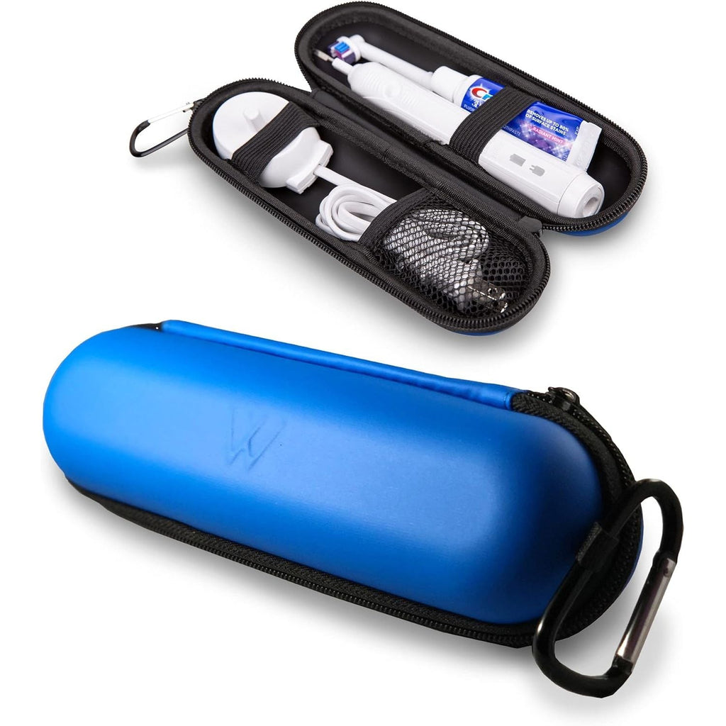 Buy now Wilken Electric Toothbrush Case | Universal Travel Case | Compatible with Oral B Pro, Phillips Sonicare and More | (Blue) at indiglob india