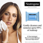 Neutrogena Day & Night Facial Cleansing Wipes, 3 Packs of 25