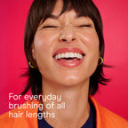 Conair Salon Results Detangling Hairbrush Set, 3-Pack Brushes for Men and Women, All Hair Types and Lengths with Nylon Bristles