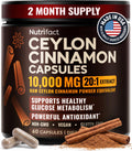 Ceylon Cinnamon Capsules 500mg, Vegan Cinnamon Supplements – 60 Caps