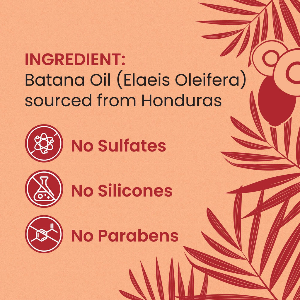 Lebanta Raw Batana Oil for Hair - 100% Pure, Organic 4oz Batana from Honduras for Fuller, Thicker-Looking Hair - Unrefined Cold Pressed Cosmetic Scalp Oil & Hair Mask, Gift for Women (1 Pack)