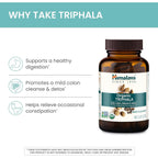 Buy now Himalaya Organic Triphala, 2 Month Supply, for Colon Cleanse, Detox & Occasional Constipation, USDA Certified Organic, Non-GMO, Gluten-Free, Extract & Powder Herbal Supplement, 688 mg, 60 Caplets at indiglob india