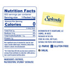 Buy now SPLENDA Zero Calorie Sweetener Value Pack, 800 Count Packets at indiglob india