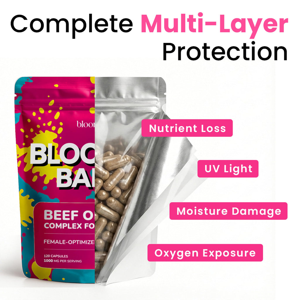 Beef Organ Supplement for Women - Hormone Balance, Iron Support, Immunity | 6-in-1 Beef Organ Complex, 100% Grass-Fed & Finished, New Zealand-Sourced, Freeze-Dried, USA-Made & Lab Tested, Zero Fillers