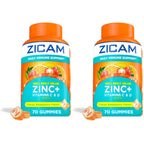 Zicam Daily Immune Support Gummy Supplement, Citrus Strawberry, 70 Count | Antioxidant Support, Easy-to-Take Gummies, Zinc, Vitamin C, Vitamin D