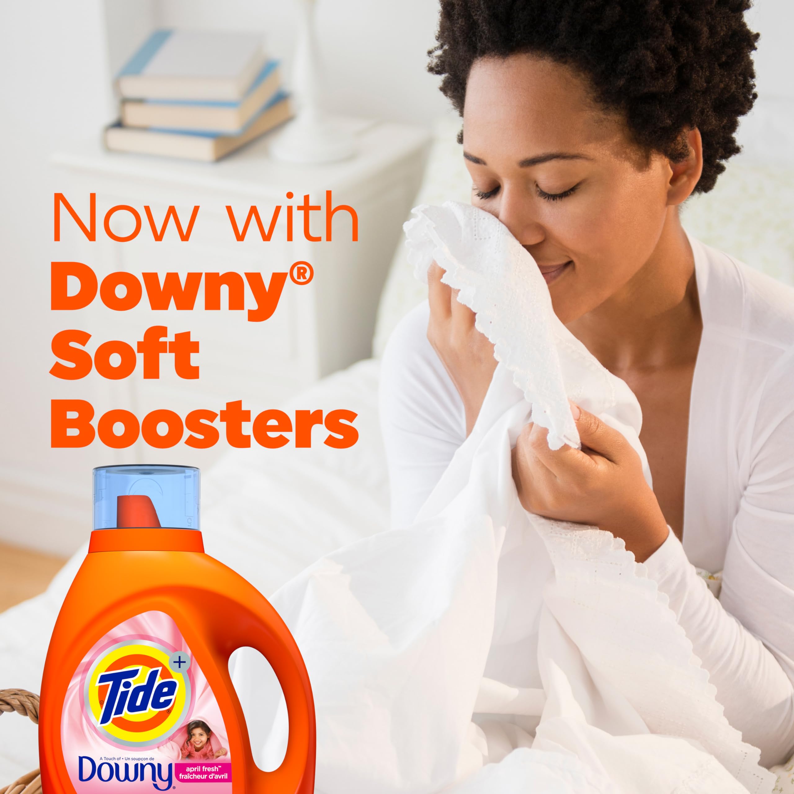 Buy now Tide Plus Boost of Ultra Downy Liquid Laundry Detergent, April Fresh Scent, 84 fl oz, 59 Loads, Laundry Detergent Liquid with Long-Lasting Freshness at indiglob india