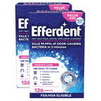 Buy now Efferdent Denture Cleaner Tablets â€“ Dental Appliances, Aligners, Mouth Guard, and Retainer Cleaner Tablets, Complete Clean, 126 Count 252 Count at indiglob india