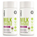 Uvola Milk Thistle Liver Detox - 100% Natural Vegan Support - 60 Capsules | Official Brand, Silymarin, 8 In 1 Blend, Non-GMO, Gluten-Free, Soy-Free, Antioxidant Support, Health Detox