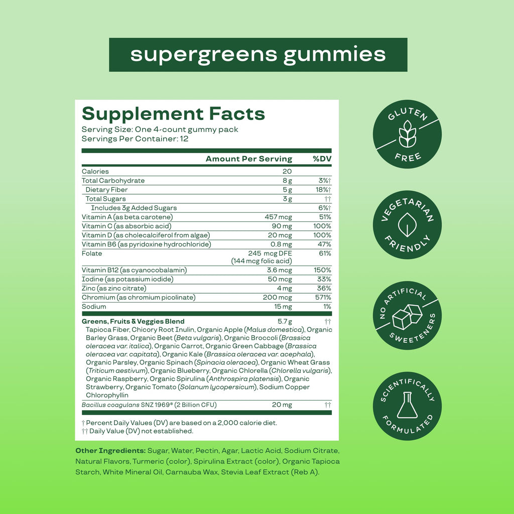 Buy now Bloom Super Greens Gummies, Daily Greens Superfood Fiber Gummies with Fruits, Vegetables, Vitamins & Minerals for Digestive & Gut Health, Bloating Support, Strawberry Kiwi, 12 Servings (48 Total) at indiglob india