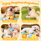 KIPRITII 9-Pack Squeaky Dog Toys for Small Dogs & Puppies with Storage Bag