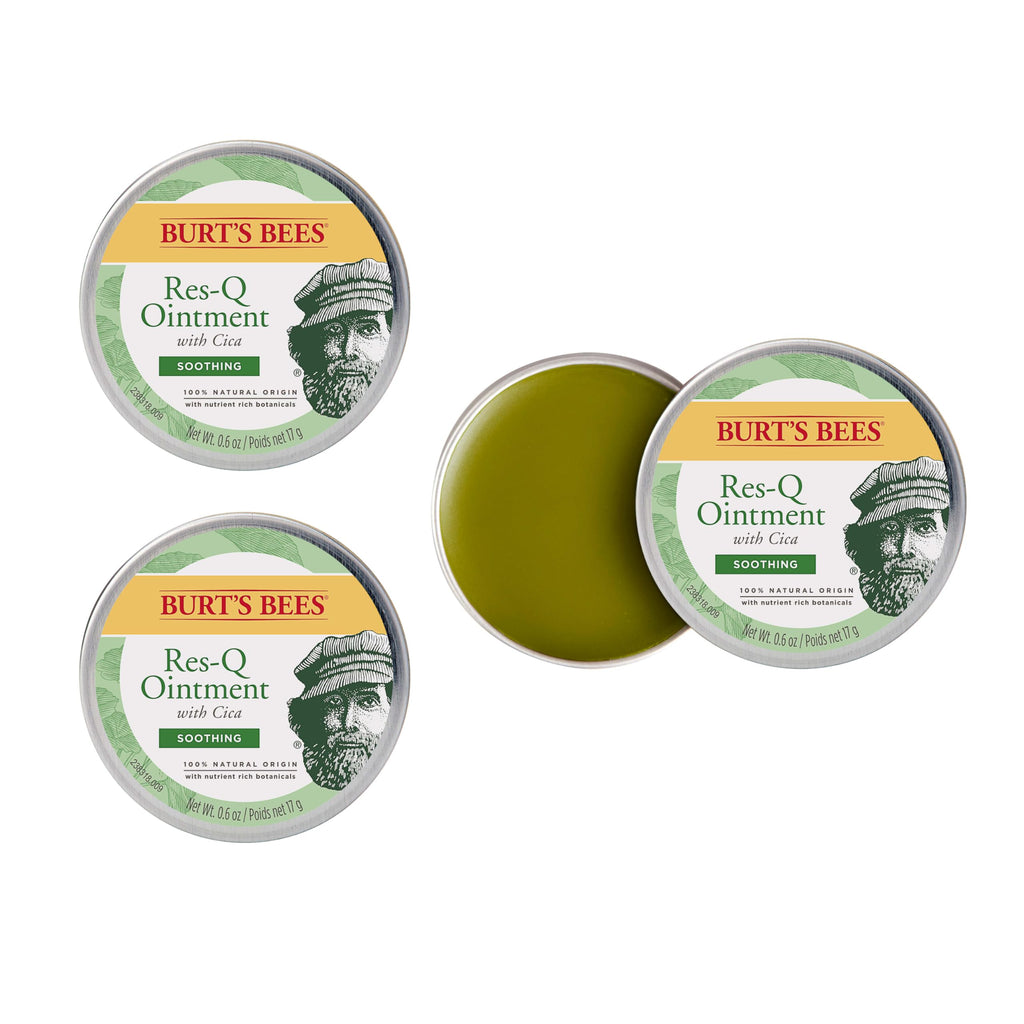 Buy now Burt's Bees 100% Natural Multipurpose Res-Q Ointment, 0.6 Oz - Pack of 3 (Package May Vary) at indiglob india