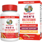 MARYRUTH'S Organic Men's Multivitamin Gummies, Vegan, Non-GMO, 60 Count | USDA, Vegan, Daily Multivitamins for Immune Support, Non-GMO, Gluten Free, 60 Count