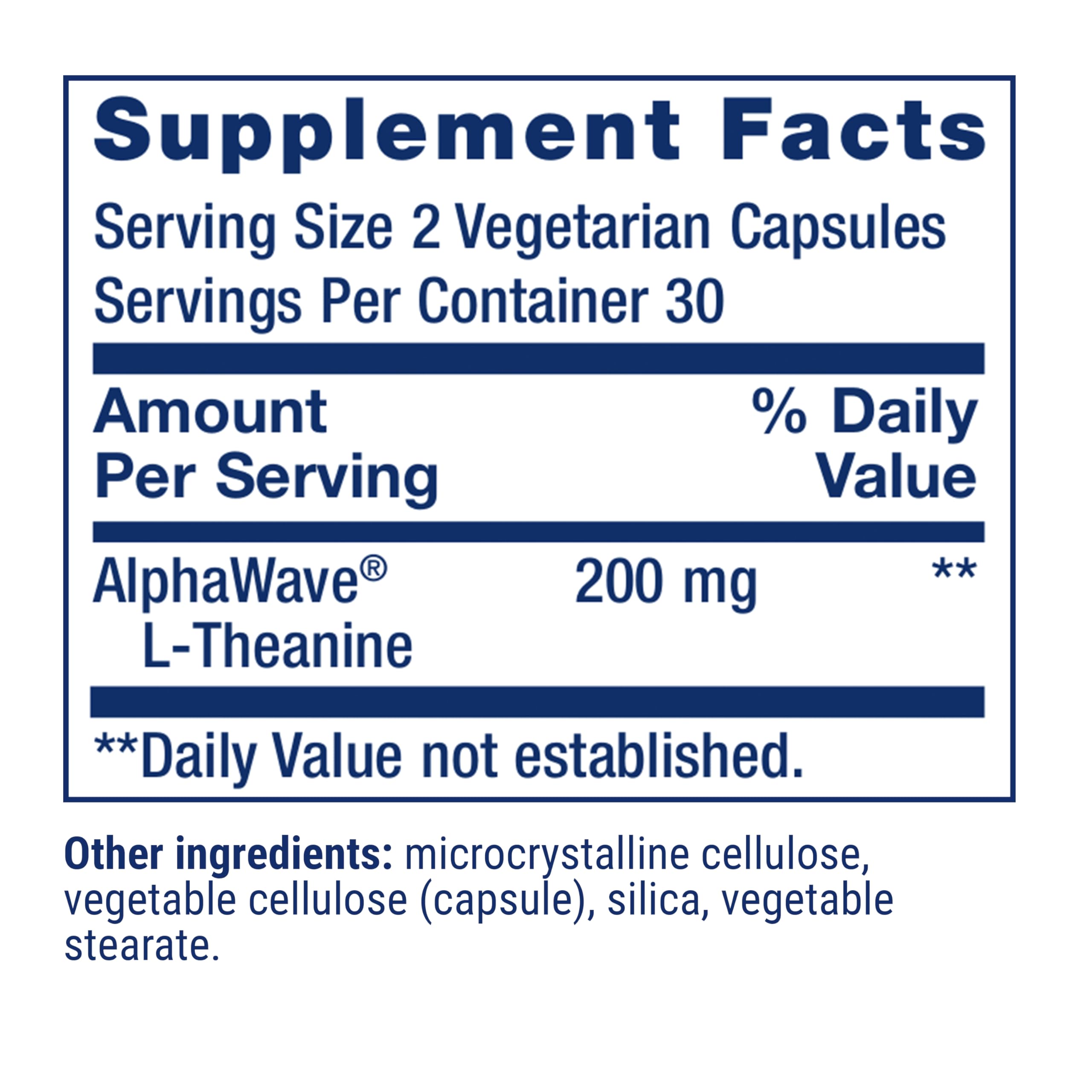 Life Extension L-Theanine, Amino Acid theanine, Calm, Relaxation, Mood, Gluten-Free, Non-GMO, Vegetarian, 200 mg, 60 Capsules | Amino Acid Theanine for Calm, Relaxation & Mood, Gluten-Free, Non-GMO & Vegetarian, 100 mg, 60 Capsules