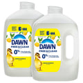Dawn Free & Clear Refill Jug Dish Soap, Dishwashing Liquid, Tough Grease Removal, Lemon, 51.5oz (Pack of 2)