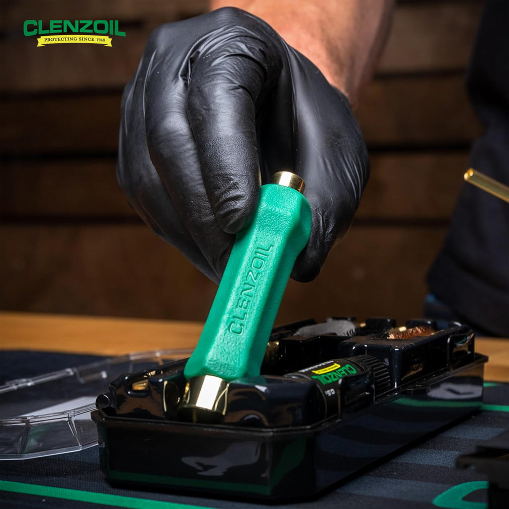 Clenzoil 9mm, .38 & .357 Pistol & Gun Cleaning Kit with Oil & Cleaner