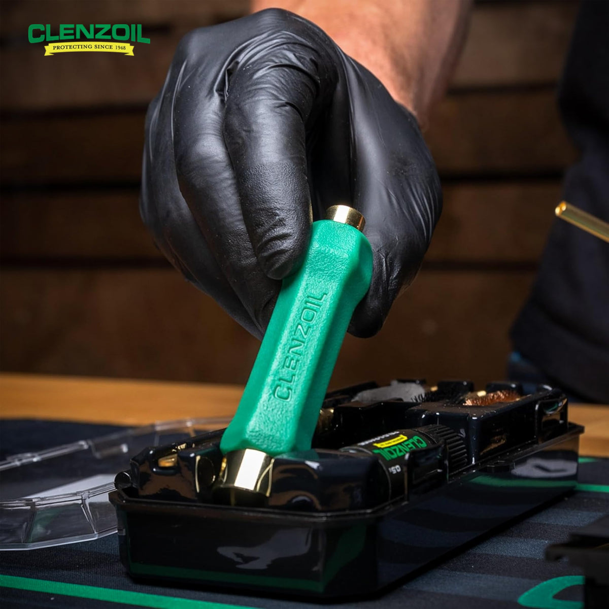 Clenzoil 9mm, .38 & .357 Pistol & Gun Cleaning Kit with Oil & Cleaner