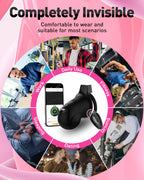 App Remote Vibrating Chastity Cage for Men with 8 Modes & 4 Size Rings
