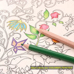 KALOUR Colorless Blender and Burnisher Pencils Set,Non-pigmented, Wax Based Pencil,perfect for Blending Softening Edges,ideal for Colored Pencils,Art Supplies for Artists Beginners(6 Pencils Total)