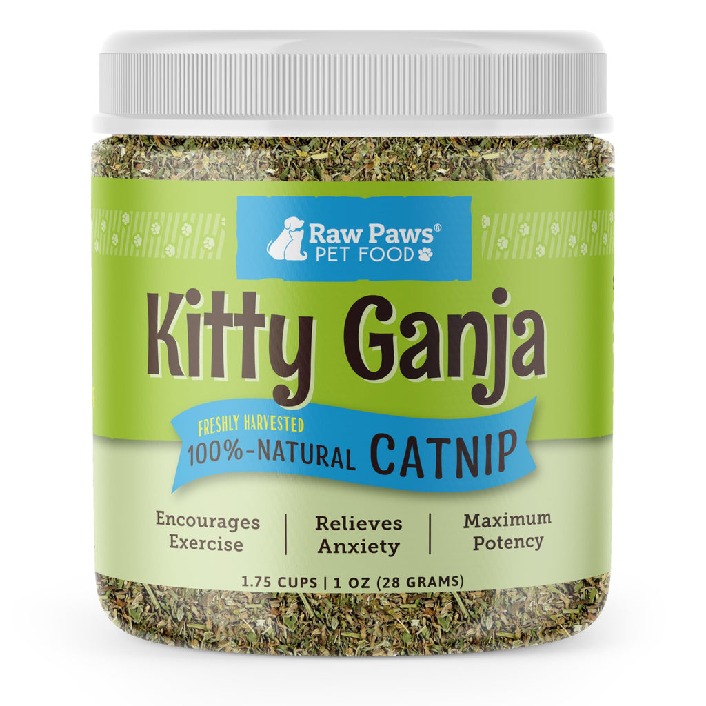 Raw Paws Dried Fresh Catnip for Cats, 1-oz (2 Cups)