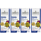 Zarbee's Kids Sleep Supplement Liquid with 1mg Melatonin; Drug-Free & Effective; Easy to Take Natural Berry Flavor for Children Ages 3 and Up; 1 Fl Oz Bottles,(Pack of 4)