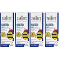 Zarbee's Kids Sleep Supplement Liquid with 1mg Melatonin; Drug-Free & Effective; Easy to Take Natural Berry Flavor for Children Ages 3 and Up; 1 Fl Oz Bottles,(Pack of 4)