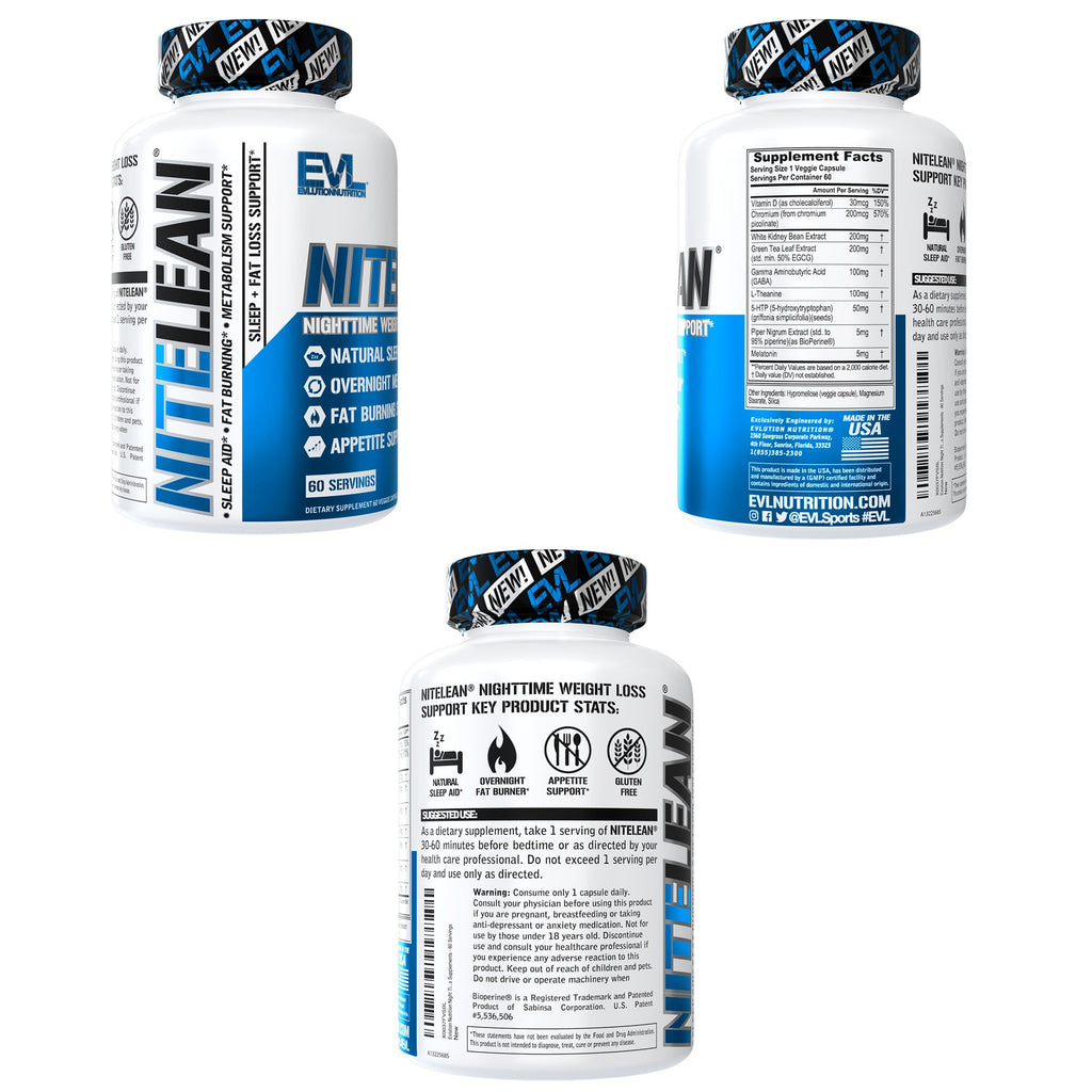 Night Time Fat Burner for Weight Loss Support - Belly Fat Burner for Men & Women with Green Tea and White Kidney Bean Extract - Nighttime Metabolism Booster & Sleep Optimizer to Help Stubborn Fat Loss