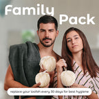 Buy now MainBasics Seaweed Infused Bath Shower Loofah Sponge Pouf Body Wash Scrubber (Set of 3) at indiglob india