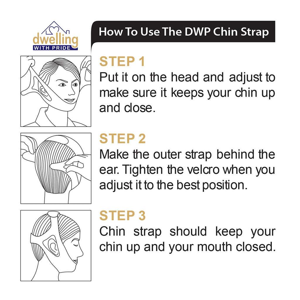 Buy now Anti Snore Chin Strap - Anti-Dry Mouth Chin Strap for CPAP Users - Stop Noise - Snoreless Sleeping Solution for Men and Women - Breathing Aid for Snoring at indiglob india