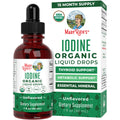 MaryRuth's Organic Iodine Liquid Drops, Potassium Iodide, 15 Month Supply | Potassium Iodide, 1 Year Supply, 450 Servings, Thyroid Health, USDA Organic