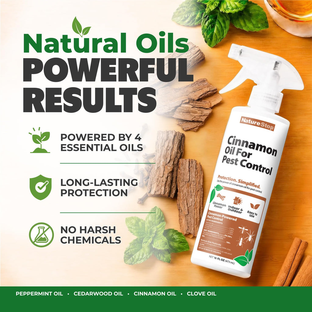 NatureStop Cinnamon Oil for Pest Control (16 oz)