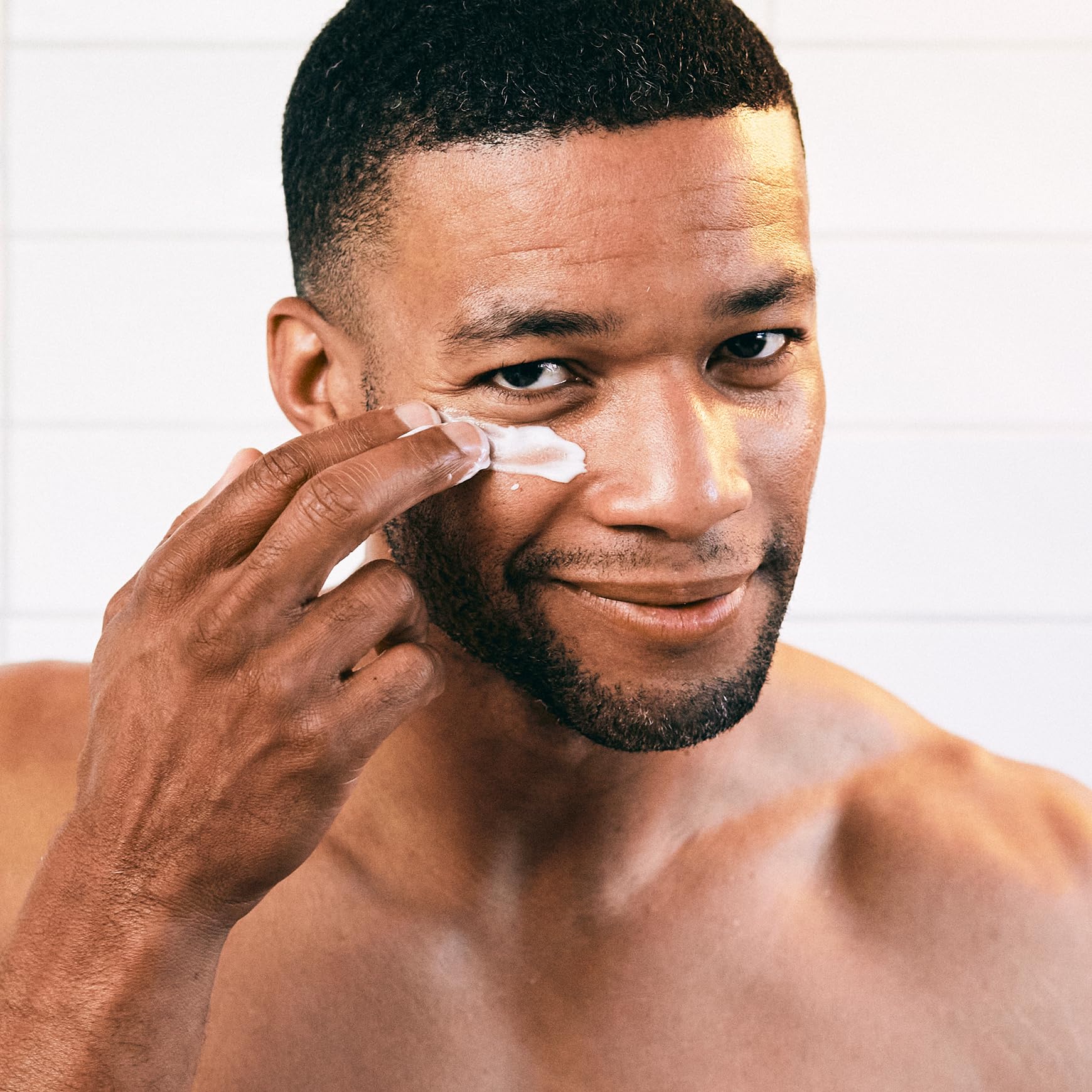 Buy now Brickell Men's Restoring Under Eye Cream for Men, Natural and Organic Anti Aging Eye Balm To Reduce Puffiness, Wrinkles, Dark Circles, Crows Feet and Under Eye Bags, 0.5 Ounce, Unscented at indiglob india
