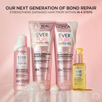 L'Oreal Paris Sulfate Free Bond Repair+ Conditioner, Hair Conditioner with Bond + Amino Acid Complex, Strengthens and Repairs Damaged or Color Treated Hair, EverPure, 6.8 Fl Oz (Packaging May Vary)