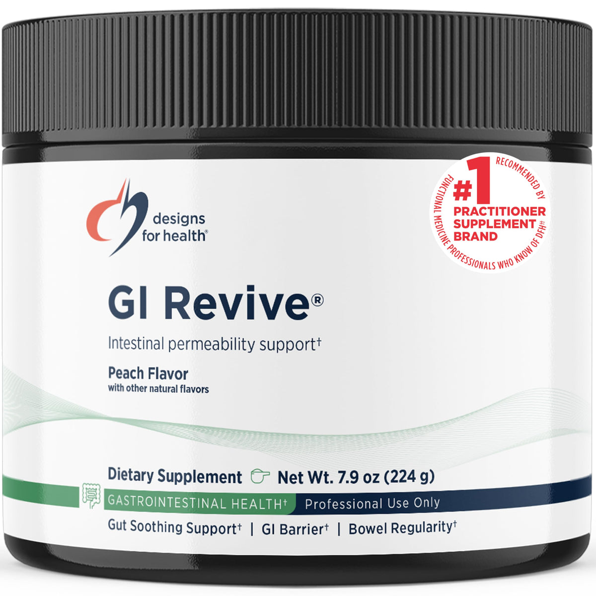 Designs for Health GI Revive Digestive Gut Health Powder, 28 Servings
