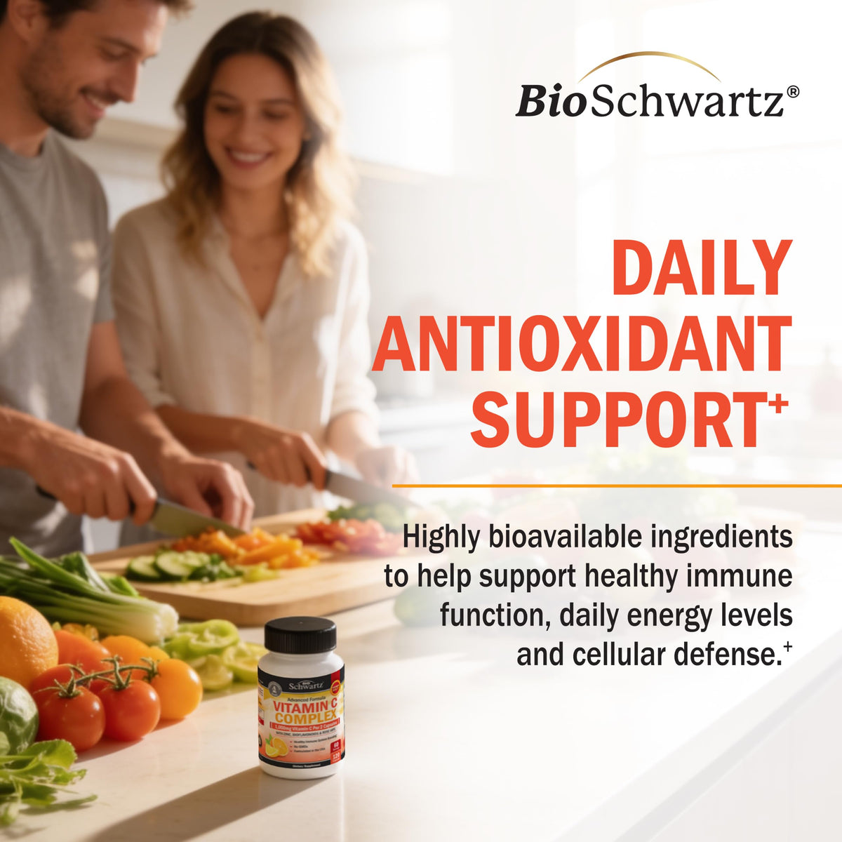BioSchwartz Vitamin C Complex Supplement - Vitamin C 1000mg Capsules