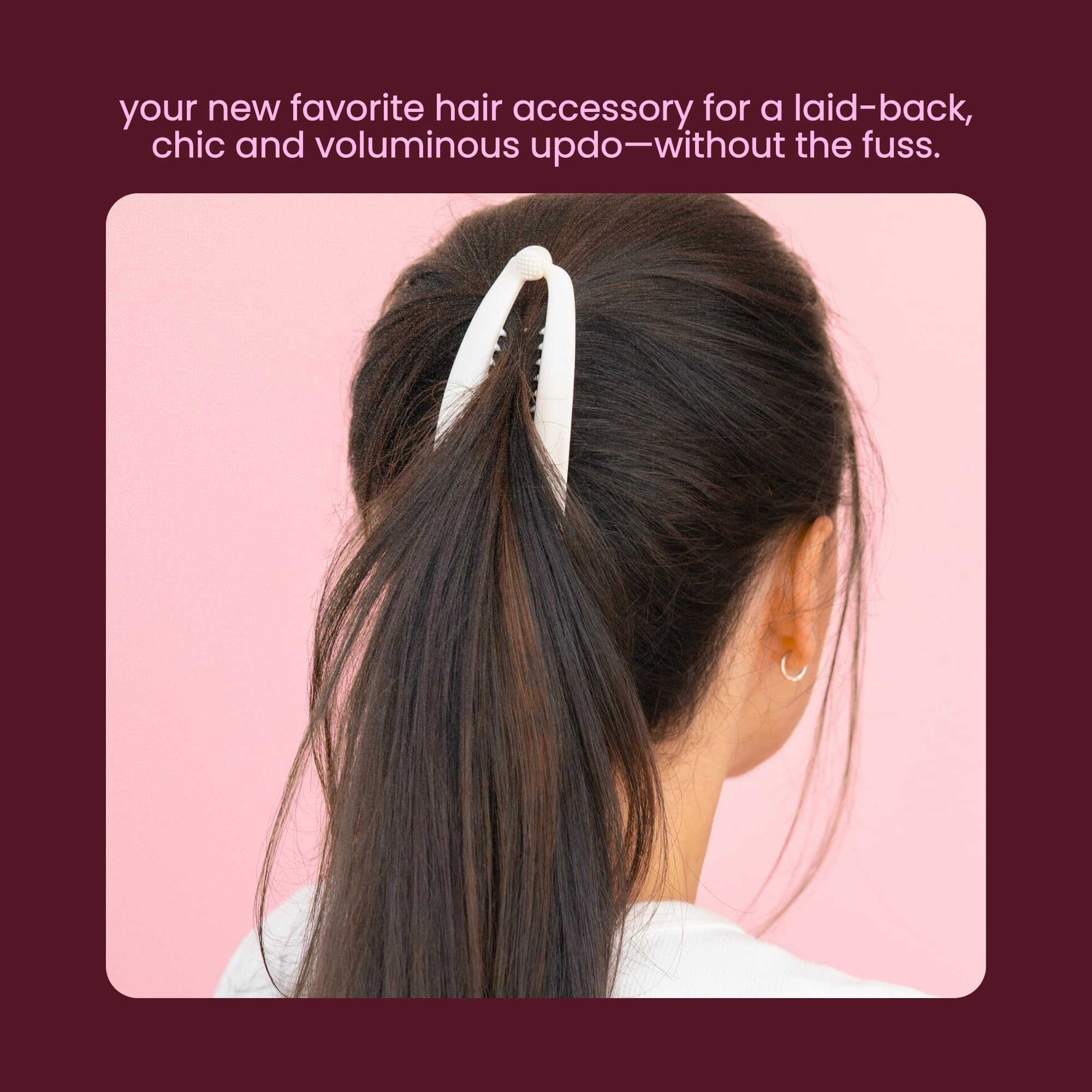 Cobana Banana Clip – Large 6'' Volumizing Hair Clip for Medium to Thick Hair – Secure Hold, No Crease, No Breakage – Hair Accessories for Women, Set of 2 (Black and Brown)