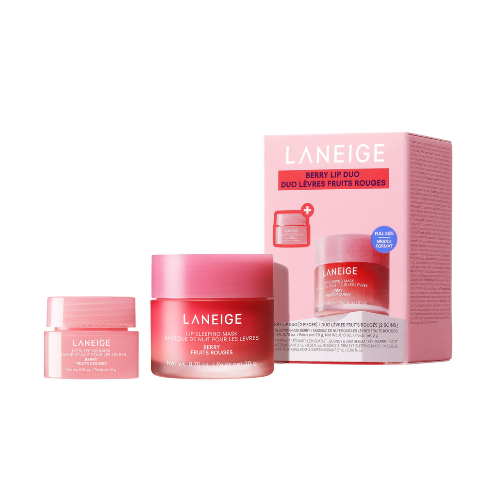 LANEIGE Lip Sleeping Mask: Korean Overnight Treatment For Dry Lips | Hydrating & Nourishing Overnight Lip Treatment Mask with Vitamin C, Shea & Murumuru Seed Butter | Now Build Your Own Bespoke Swirl