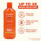 Cantu Sulfate-Free Cleansing Cream Shampoo with Shea Butter for Natural Hair, 13.5 oz