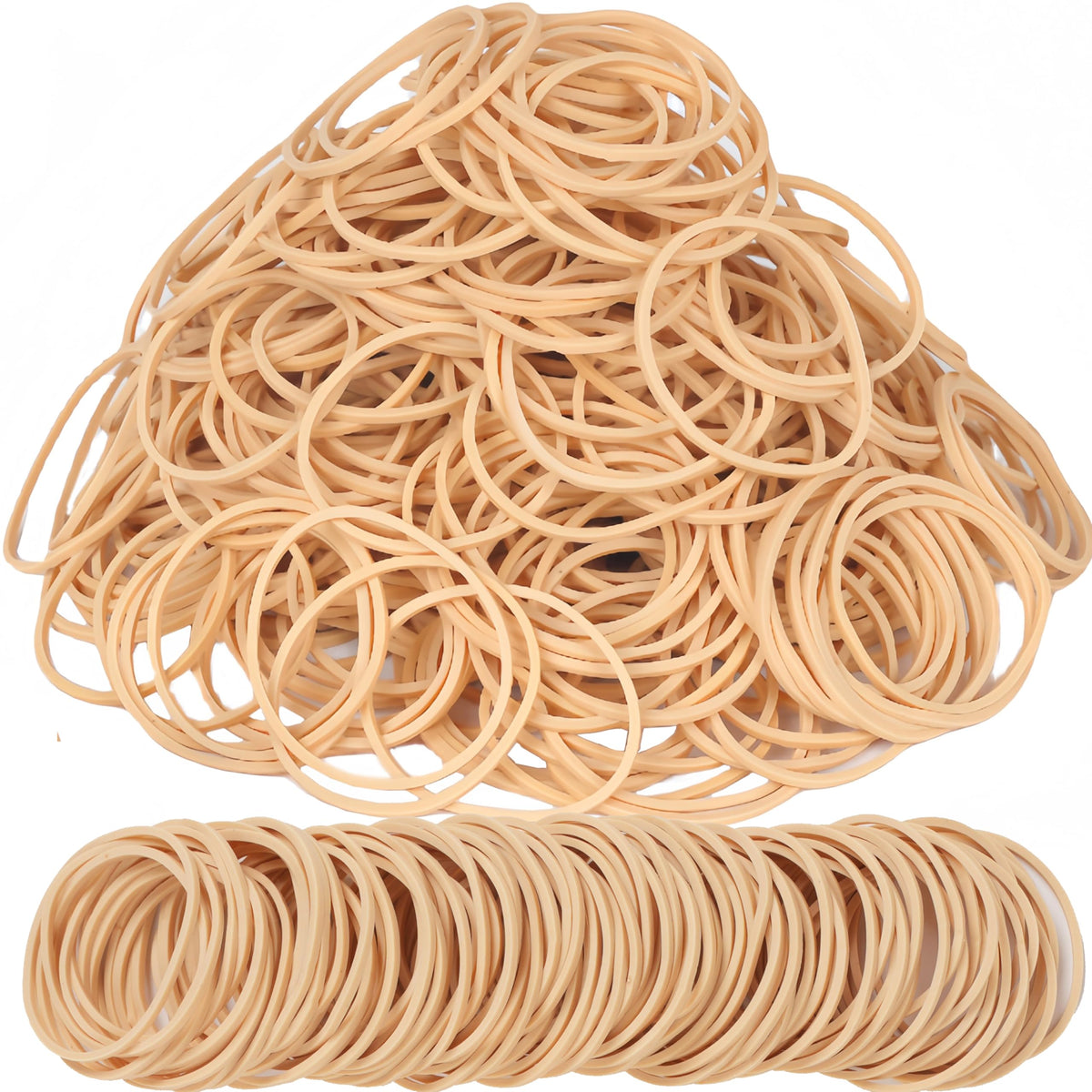 Rubber Bands Size16 Small Rubber Band 530pcs Beige Size#16 Heavy Duty