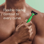 Schick Xtreme 3 Sensitive 3-Blade Disposable Razors for Men, 12ct