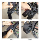 Medsuo 1 Pair Bike Pedal Straps Toe Clips Strap Tape Adjustable Anti-Slip