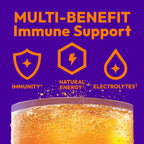 Emergen-C Vitamin C Immune Support Powder, Citrus Ginger, 18 ct | With Turmeric and Ginger, B Vitamins for Energy, Zinc and Manganese, Gluten Free, Caffeine Free