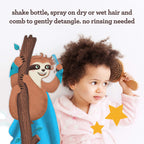 Aveeno Kids Hydrating Hair Detangler Spray, 10 fl. oz | Quickly Detangles Hair, Oat Extract, Tear-Free, Gentle on Sensitive Skin & Scalp