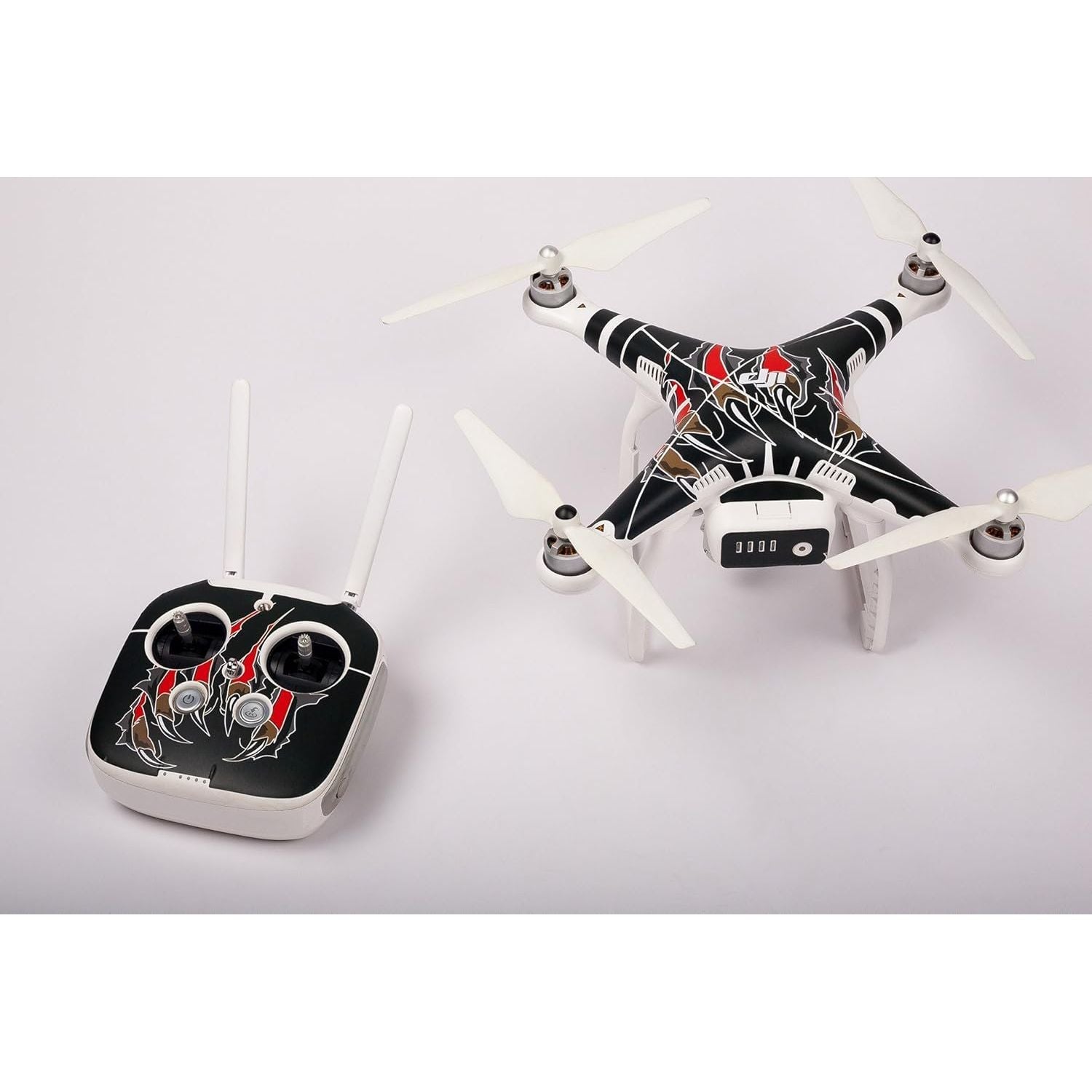 Buy now SummitLink Phantom 3 Sticker Set/Controller & Aircraft Stickers Radiation Wrap Body Decal Skin wrap Sticker (Phantom 3 Standard not Included) Default at indiglob india