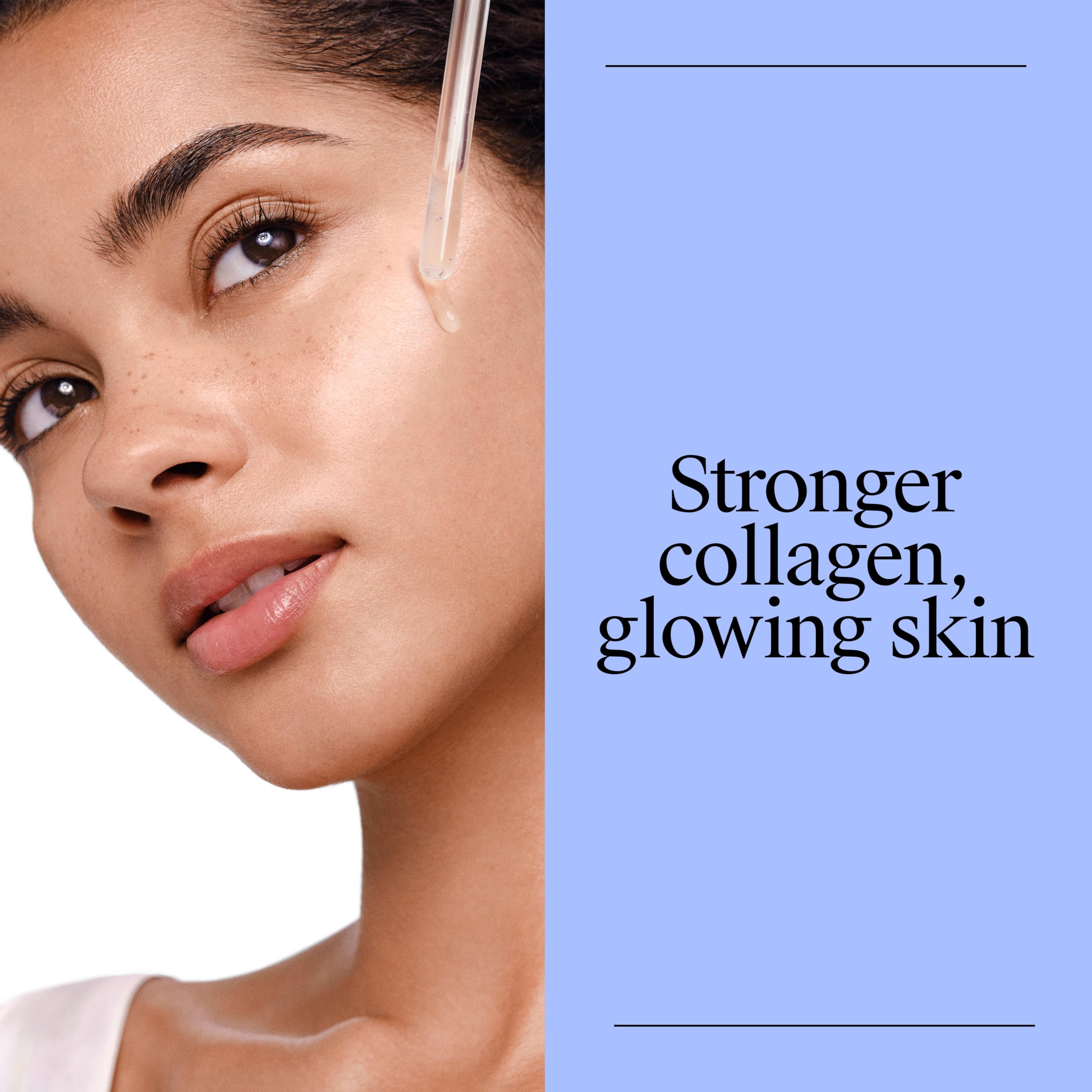 Neutrogena Collagen Bank 15%, Vitamin C Face Serum, 0.5 fl. oz | Fragrance-Free, for Anti-Aging Face and Neck, Collagen Essence, Micro-Peptides, Improves Uneven Tone, Plumps Skin