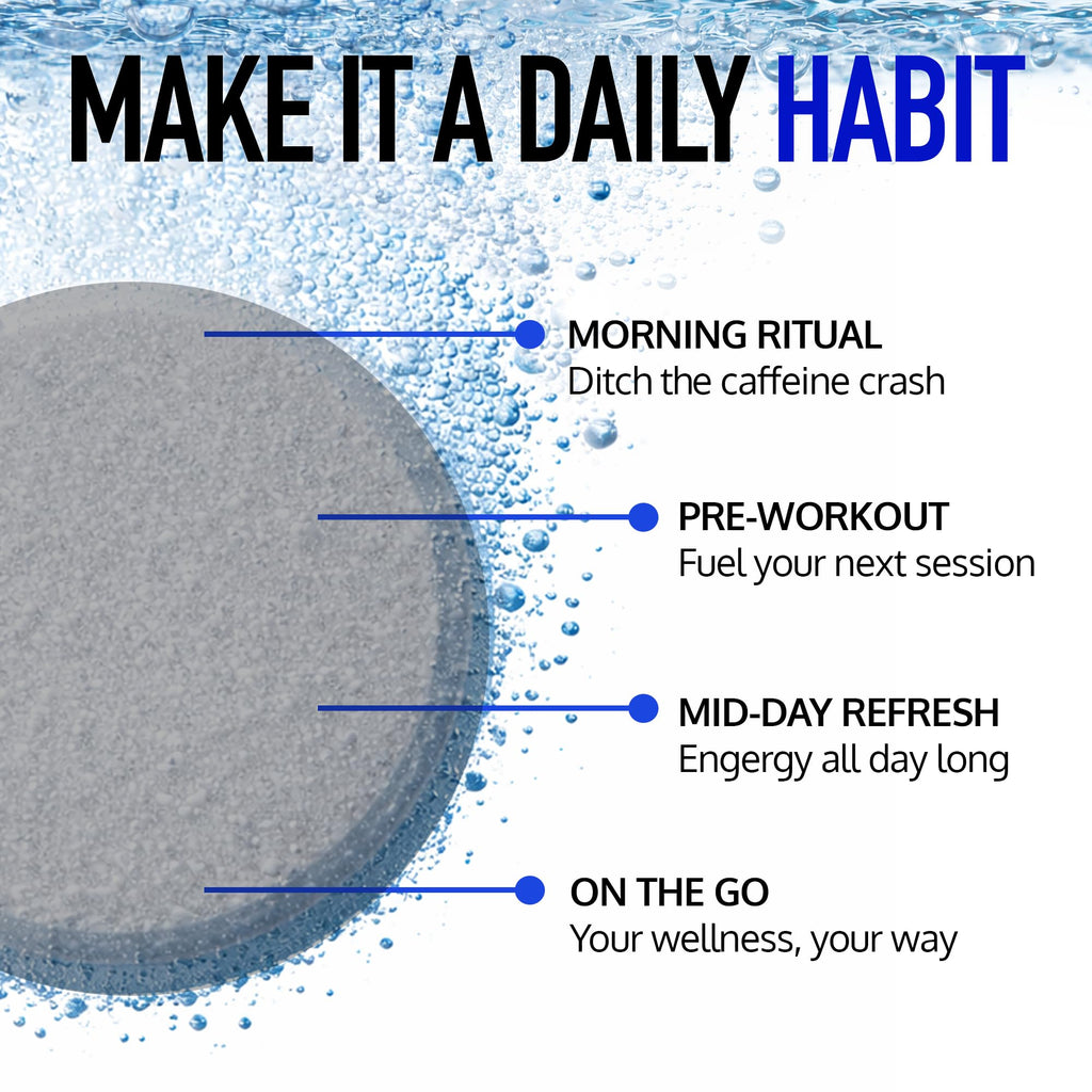 DrinkHRW REJUVENATION Molecular Hydrogen Water Tablets Unflavored, 60 Count | 12.4 PPM Hydrogen + Magnesium, Supports Energy, Recovery + Cognitive Function, Patented, USA Made, IHSA Certified