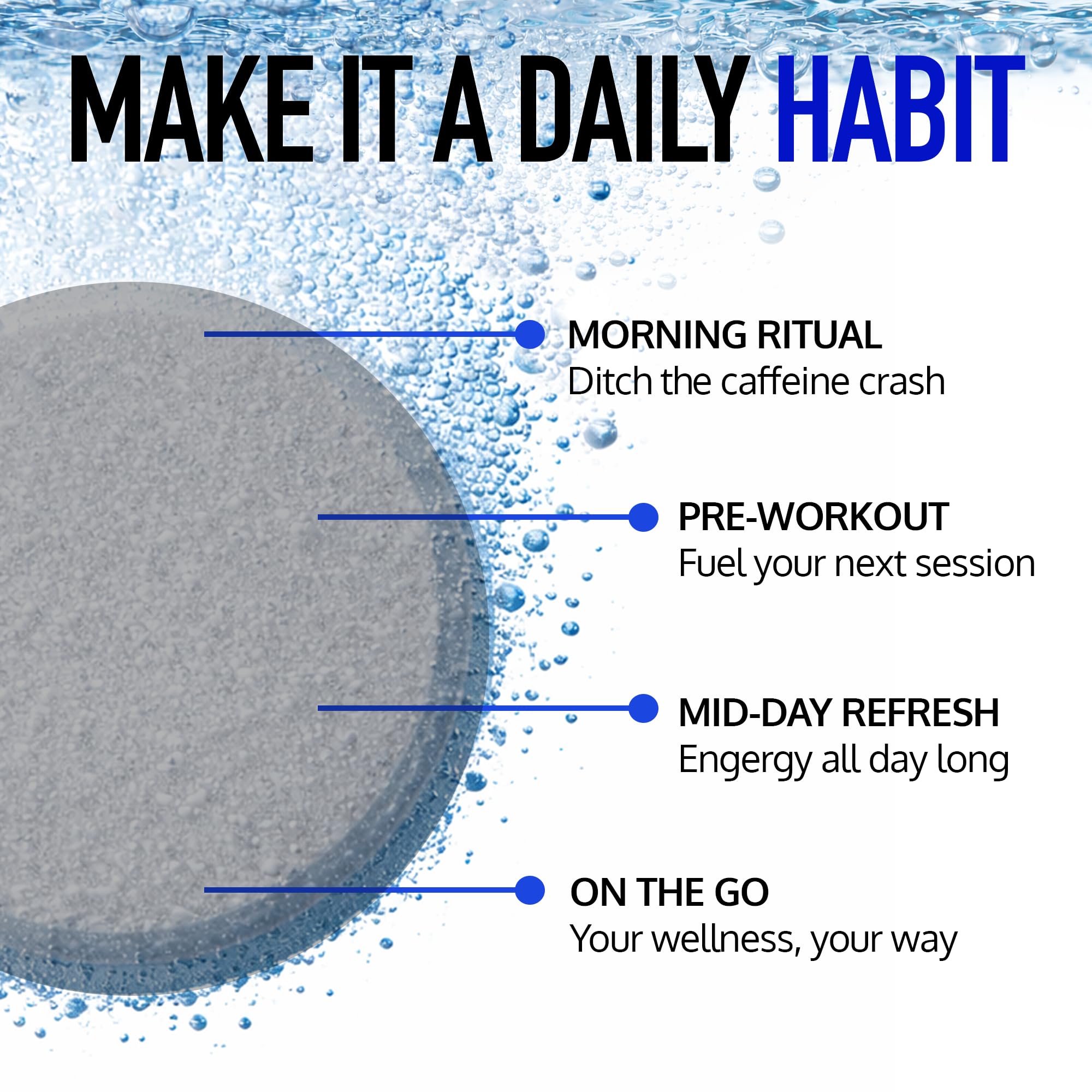 DrinkHRW REJUVENATION Molecular Hydrogen Water Tablets Unflavored, 60 Count | 12.4 PPM Hydrogen + Magnesium, Supports Energy, Recovery + Cognitive Function, Patented, USA Made, IHSA Certified